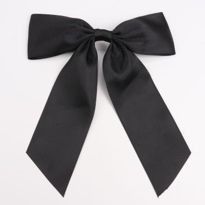 China Best Hair Accessories Big Grosgrain Elastic Ribbon Bow Soft Elastic Fit All Women Headbands Bow Ribbon Headbands For Girls for sale