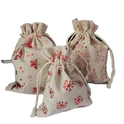 China Various Widely Used Small Floral Factory Sale Custom Gift Bags Drawstring Pouch for sale