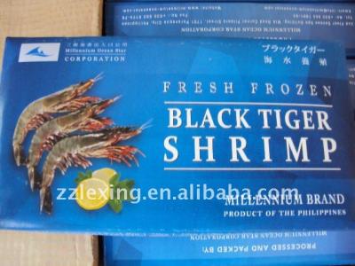 China FROZEN Fresh Frozen Black Tiger Shrimp for sale