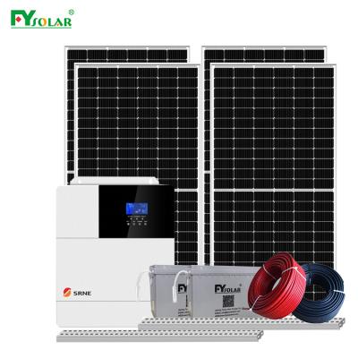 China home solar power system 3kw 5kw off grid solar power system solar panels kit for home solar home kit for sale