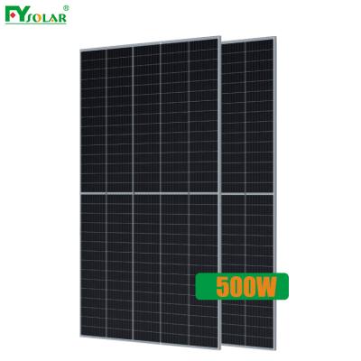 China Solar Panel 500w 500watt 490W Solar PV Power System Commercial Mono Photovoltaic 500w 500w Solar Panel for sale