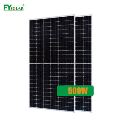 China Solar Power System Solar Panels 500watt 490W 500w Solar Panel Plate 500w Pv Solar Modules for sale