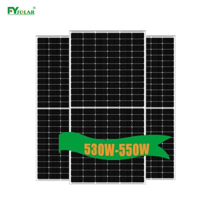 China Mono solar PV solar panel 550w 545w 535w solar panels 540w 530w 550w financial year power system for sale