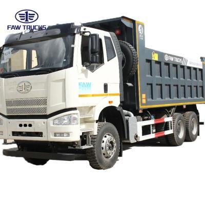 China Faw 6*4 China Factorymanufacturing Dump Truck Engineering Commercial Transport Big Load Dump Truck > 8L for sale