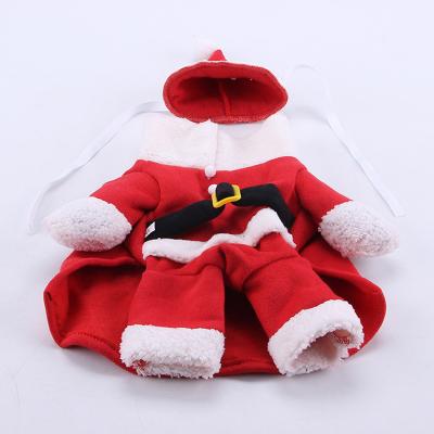 China Sustainable Funny Pet Cat Christmas Cosplay Outfits Puppy Shear Warm Apparel Dogs Clothes For Cat for sale