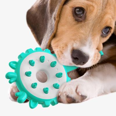 China Daily Toys Pampers Lightweight Durable Interactive Indestructible Pet Soft Rubber Plastic Teeth Cleaning Chew Toy Cute Dog Toy Dog Flying Discs for sale