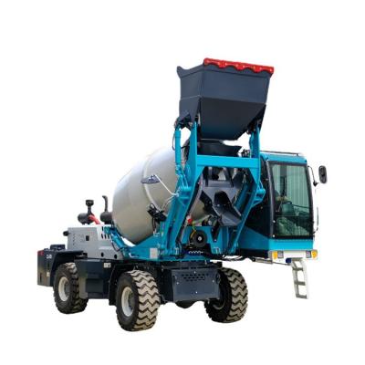 中国 Self Loading Concrete Truck Mixer XDEM 4.5m3 91KW 7700*2860*358MM 販売のため