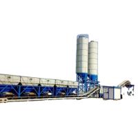 China Instalação móvel de bateria de concreto de 1500L com misturador JS1500 de 4 espécies de agregados à venda