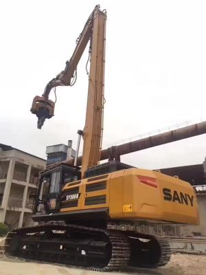 중국 Customized 20-60 Ton Digger Piling Boom Extension Boom and Arm with Hammer for Construction Excavator 판매용