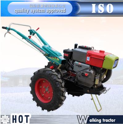 China motocultor de la rueda 10hp dos, tractor de la dirección de poder del ISO 2WD en venta