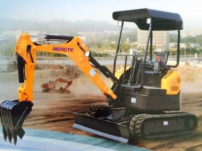 Cina 2350rpm 2 Ton Mini Excavator, 3km/H Mini Crawler Excavator in vendita