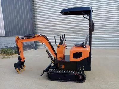 China 7kw 1 Ton Mini Excavator , 2km/H Hydraulic Crawler Excavator for sale