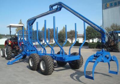 China de Aanhangwagen van het de Tractorlogboek van 50hp 3t met Crane Farm Tractor Attachments Te koop