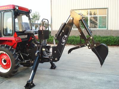 China 550kg tractor Opgezette Backhoe Gravers, 35hp-Tractor Achtergraver Te koop