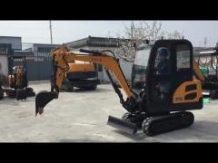 Performance demonstration of excavator