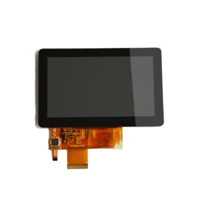 China RGB 24bit tempered glass connect 5 inch capacitive touch screen raspberry pi show module lcd display 5 inch touch screen module for sale