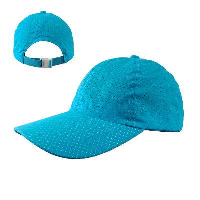 China Quick-Drying Solid Color White Solid Color Running COMMON Mesh Breathable Sports Caps Soft Baseball Cap for sale