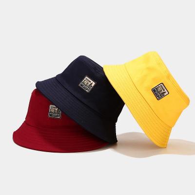 China Picture Men Fashion Simple Embroidered Travel Bucket Hat New Style Unisex Custom Fisherman Hat for sale