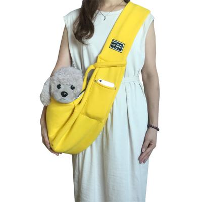 China Sustainable Factory Directly Supply Multi Color Multifunctional Pet Dog Cat Sling Carrier Bag for sale