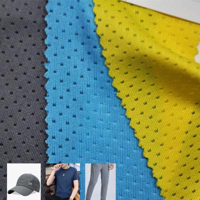 China Anti Pill Suzhou Meidao Polyester Spandex Butterfly Mesh Cloth Fabric Moisture T-shirt Shirts Overalls Quick Dry Wicking Gaiters for sale