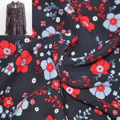 China Pill Suzhou meidao rayon fabric digital printing 100% anti rayon printed fabric floral rayon fabrics for dress shirt pajamas for sale