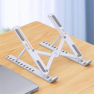 China (Size)Lap Foldable Bed Bracket Portable Adjustable All-in-One Simple Adjustable Folding Multifunctional ABS Plastic Stand Loatop Bracket for Office for sale