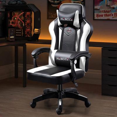 China New Arrival Industriales Modernas Giratorias PU Style Cheap Leather Wrapping Game Silla Office Sillas Gamer Chair Convertible for sale