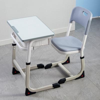 China Safe Morden Style Simple And Individual Chairs Set School Desk Student Furniture for sale