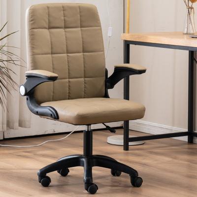 China (Size)Good Quality Office Furniture Manager Adjustable Swivel Executive Ergonomic Cheap Computer Leather Desk Chair for sale