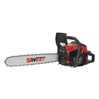 China Good Performance 2-Stroke Gasoline 58cc Commercial Chainsaw Wood Cutting Machine Manufacturers for sale