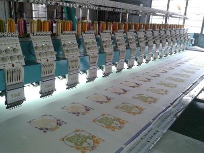 China Tai sang embro Vista model 617( 6 needles 17 heads flat embroidery machine) for sale