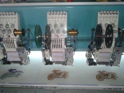 China Tai Sang embroidery machine excellence model 615(6 needles 15 heads high speed embroidery machine) for sale