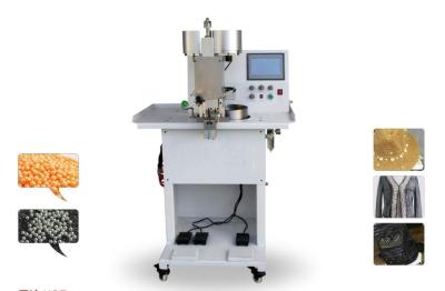 China TS-136D AUTOMATIC DOUBLE- COLOUR PEARL & NAIL RIVETING MACHINE for sale