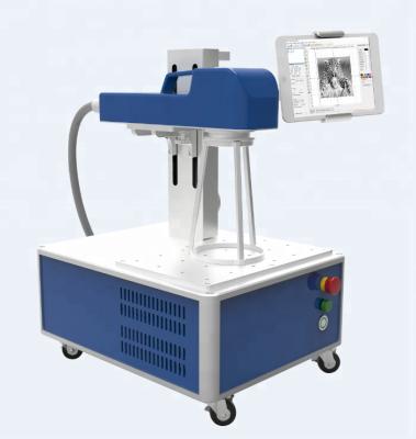 China Portable Laser Marking Laser Engraving Machine for Steel, Aluminum, Iron Marking for sale