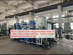 The EPC project of the self owned power station of （Alba）Bahrain Aluminum Plan，GASPU nitrogen generator &intrument air skid