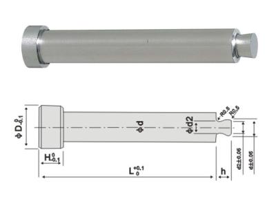 中国 Rlr Rht Plastic Injection Mold Parts Tip Type Sprue Puller Pin 販売のため