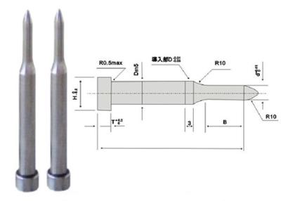 China Alcrona Die Punch Pins SKH51 , Stamping Square Hole Punch Customized for sale