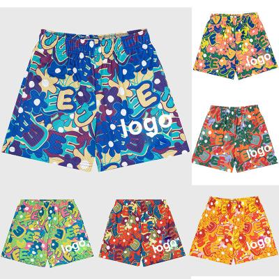 China 100% Unisex Basketball Shorts Inspired Printed Luxury Mesh Shorts Custom Men Designer Polyester Sublimation Sport Summer Anti-wrinkle Free Samples for sale