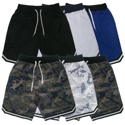 China Free Samples Anti-Wrinkle Free Samples 100% Polyester Plain Sublimation Street Wear 5 Inch S Square Basketball Gym Inseam White Mesh Men's Custom Camouflage Shorts for sale