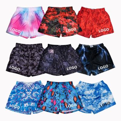 China New Fashion Summer Basic Men's Free Samples Anti-Wrinkle Shaping Shorts 5 Inch Inseam Sublimation Basketball Mesh Custom Shorts for sale