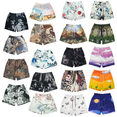 China 100% Unisex Basketball Shorts Inspired Printed Luxury Mesh Shorts Custom Men Designer Polyester Sublimation Sport Summer Anti-wrinkle Free Samples for sale