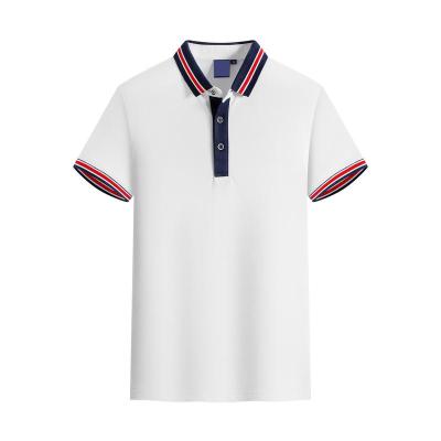 China Hot Selling Custom Men's Golf Polo Camiseta Polo Shirt For Anti-Wrinkle Design Logo Polyester Solid Color Uniform for sale