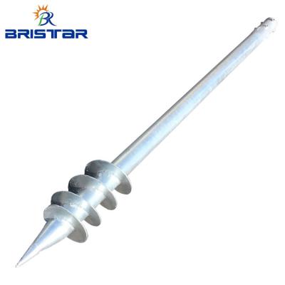 China Tube Galv steel stainless metal. Ground screw anchor for ground base for sale