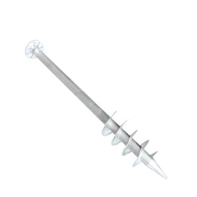 China Hot Sale Iron Galvanized Steel Ground Screw Anchor Pole for sale