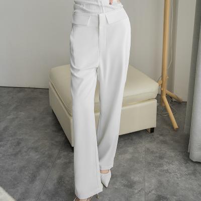 China Breathable Casual Lady Loose Wide Leg Pants Women High Waist Trousers Fashion Spring 2021 for sale