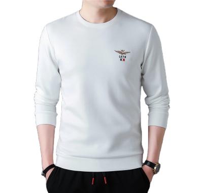 China Custom Logo Breathable Sweatshirt Cheap Round Neck Plain Without Hood Thick Man Pullover Hoodie for sale