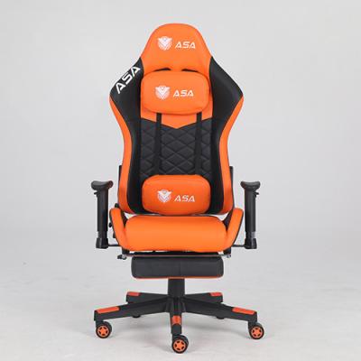 China Factory Direct Home Adjustable (Height) Backrest Orange Adjustable Gaming Chair for sale