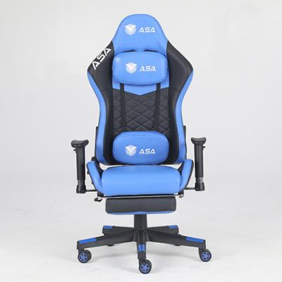 China Factory direct sales adjustable (height) high quality and durable blue gaming chair customization for sale