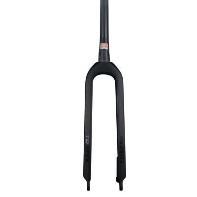 China BMX Carbon Fork 26 Toseek 28.6 31.8mm Bicycle Front Fork Rigid Mountain Bike Fork Black Mtb 29 27.5 for sale