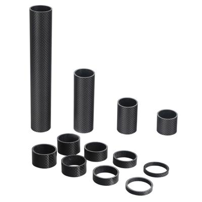 China Bicyle Front Forks 5mm 10mm 15mm 20mm -200mm 1-1/8Carbon [28.6mm] Fiber Bike Joint Ultra-bicycle 3Kgloss/Matte Stem Spacers For Bike Front Forks for sale